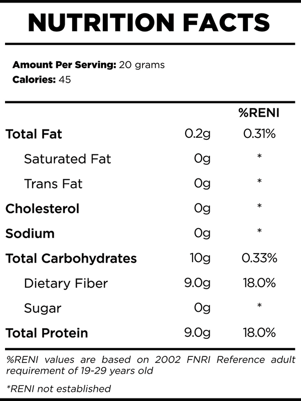 Berry Glow 240g - Nutrition Facts