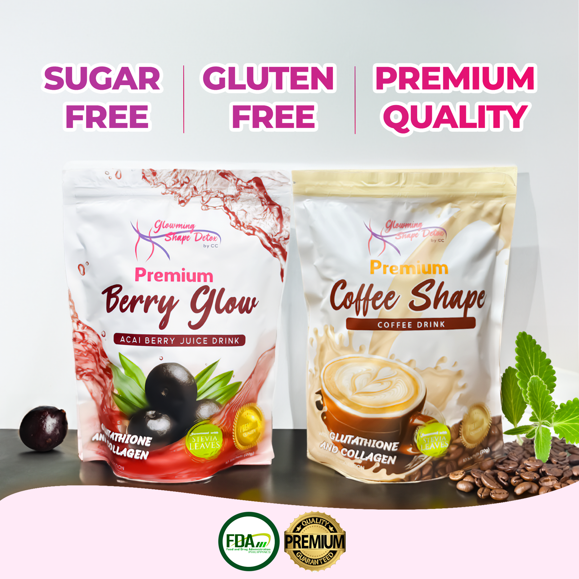 GLOWMING DETOX | Premium Coffee Shape Drink